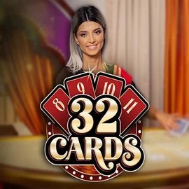 32 Cards slot icon by Ezugi, available at SpinoGambino Casino