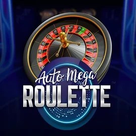 Official Live Casino logo: Auto Mega Roulette by Pragmatic Play at SpinoGambino Casino