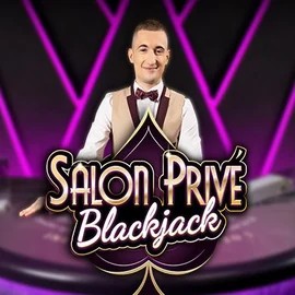 Blackjack Salon Privé logo by Ezugi SpinoGambino Casino