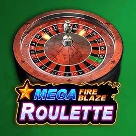 Mega Fire Blaze Roulette logo by Playtech at SpinoGambino Casino