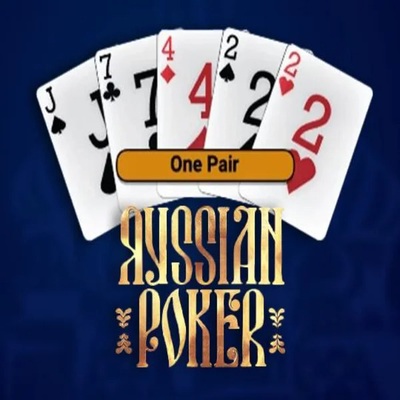 Russian Poker casino game by OneTouch Games – featured logo at SpinoGambino Casino
