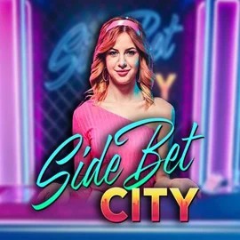 Live Casino logo of Side Bet City from Evolution at SpinoGambino Casino