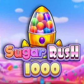 Sugar Rush 1000 logo by Pragmatic Play SpinoGambino Casino